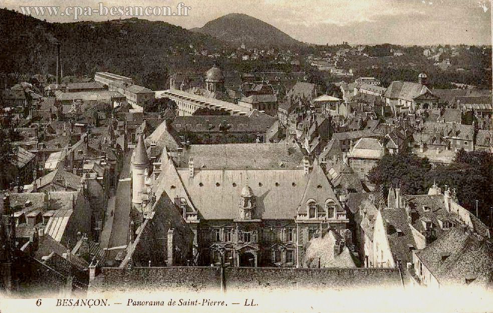 6 BESANÇON. - Panorama de Saint-Pierre.